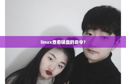 linux查看硬盘的命令？