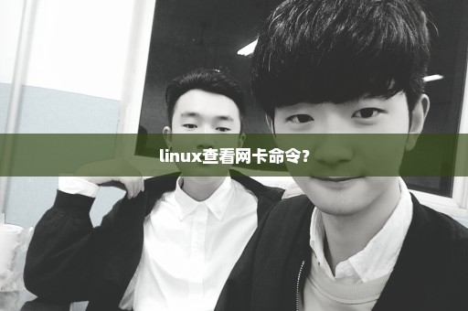 linux查看网卡命令？