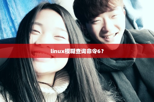 linux模糊查询命令6？