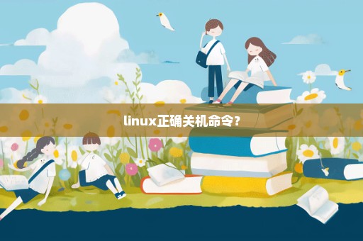 linux正确关机命令？