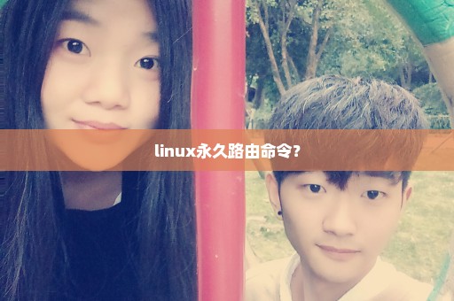 linux永久路由命令？