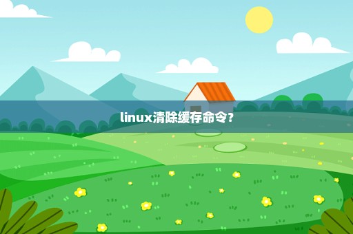 linux清除缓存命令？