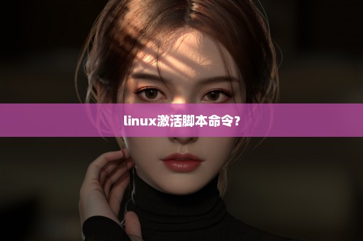 linux激活脚本命令？