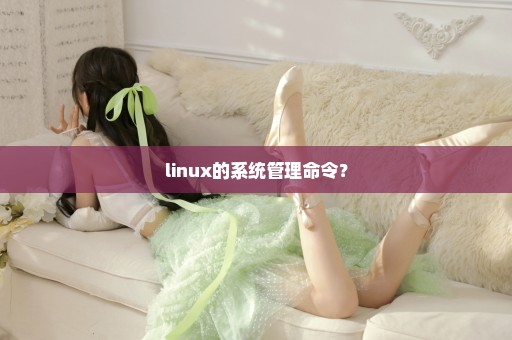 linux的系统管理命令？