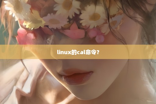 linux的cal命令？