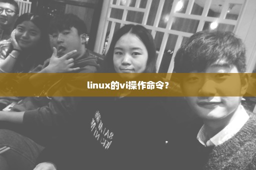 linux的vi操作命令？