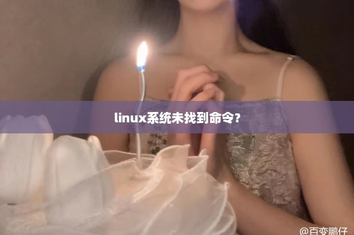 linux系统未找到命令？