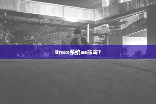 linux系统as命令？