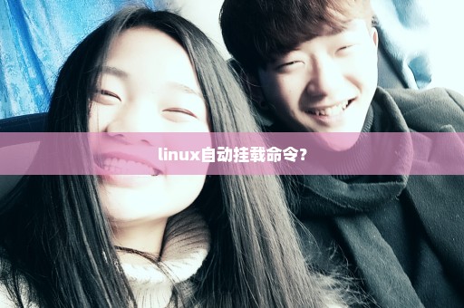 linux自动挂载命令？