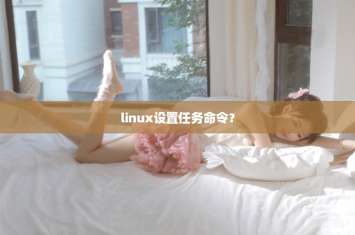 linux设置任务命令？