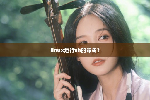 linux运行sh的命令？