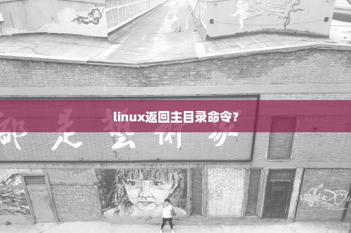 linux返回主目录命令？