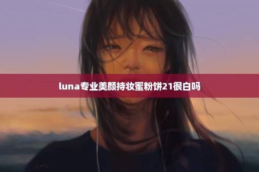 luna专业美颜持妆蜜粉饼21很白吗