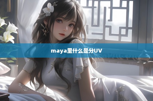 maya里什么是分UV