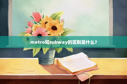 metro和subway的区别是什么？