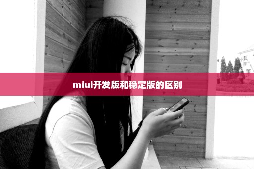 miui开发版和稳定版的区别