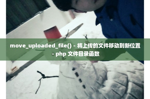 move_uploaded_file() - 将上传的文件移动到新位置 - php 文件目录函数