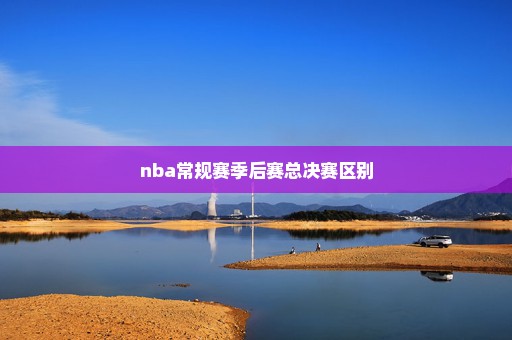 nba常规赛季后赛总决赛区别