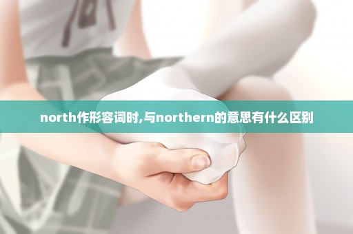 north作形容词时,与northern的意思有什么区别