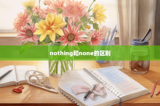 nothing和none的区别