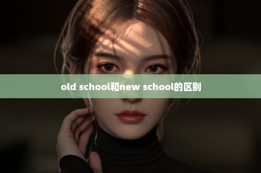 old school和new school的区别