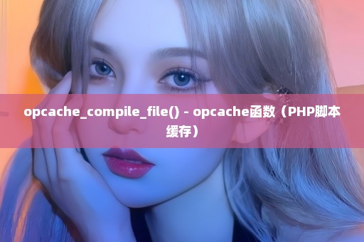 opcache_compile_file() - opcache函数（PHP脚本缓存）