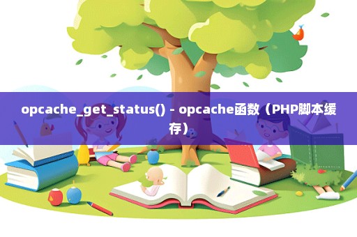 opcache_get_status() - opcache函数（PHP脚本缓存）