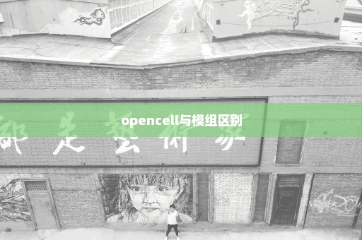 opencell与模组区别