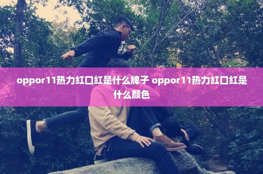 oppor11热力红口红是什么牌子 oppor11热力红口红是什么颜色