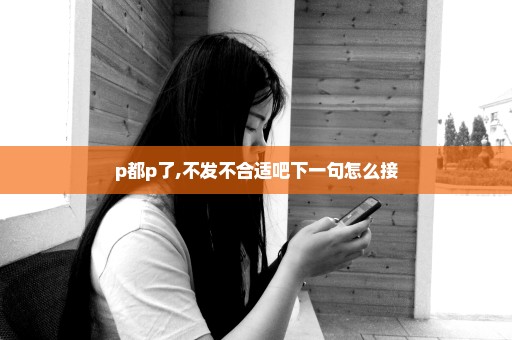 p都p了,不发不合适吧下一句怎么接