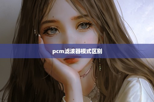 pcm滤波器模式区别