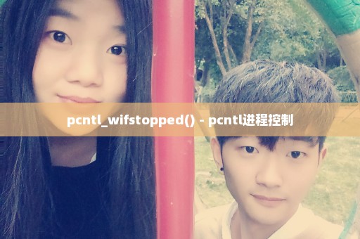 pcntl_wifstopped() - pcntl进程控制