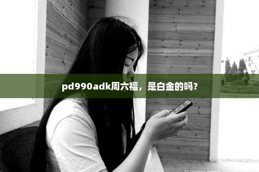 pd990adk周六福，是白金的吗？