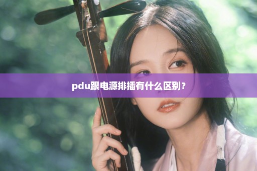 pdu跟电源排插有什么区别？