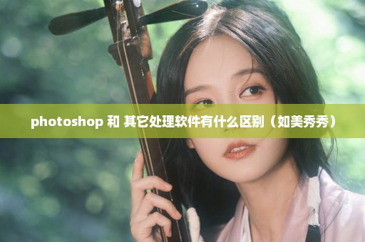 photoshop 和 其它处理软件有什么区别（如美秀秀）