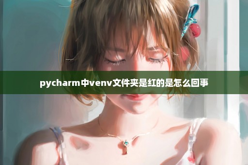 pycharm中venv文件夹是红的是怎么回事