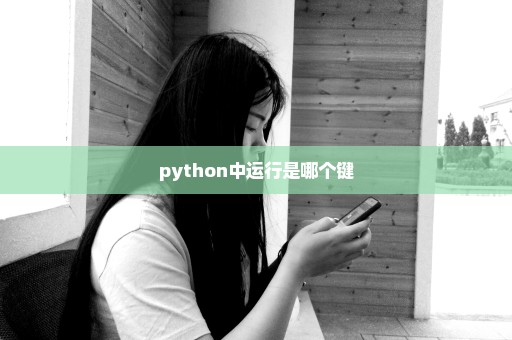 python中运行是哪个键