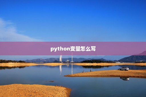 python变量怎么写