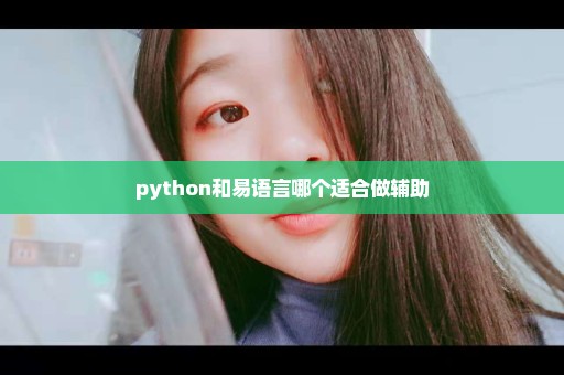 python和易语言哪个适合做辅助