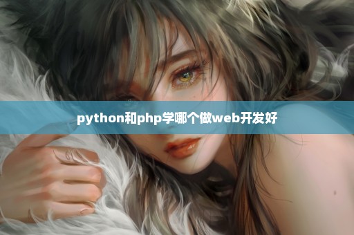 python和php学哪个做web开发好