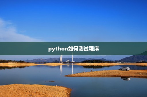 python如何测试程序