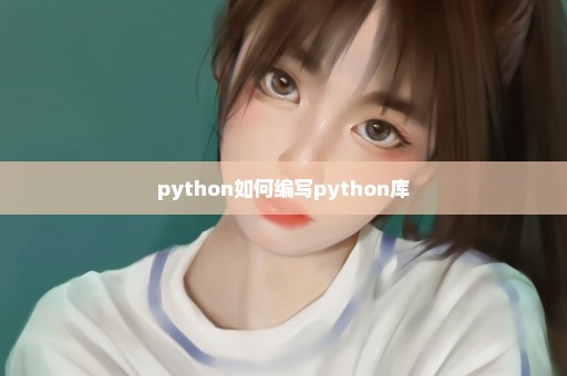 python如何编写python库