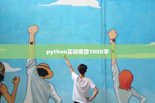 python实训报告1000字