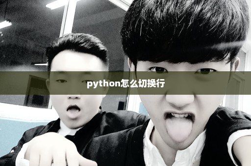 python怎么切换行