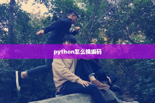 python怎么换编码