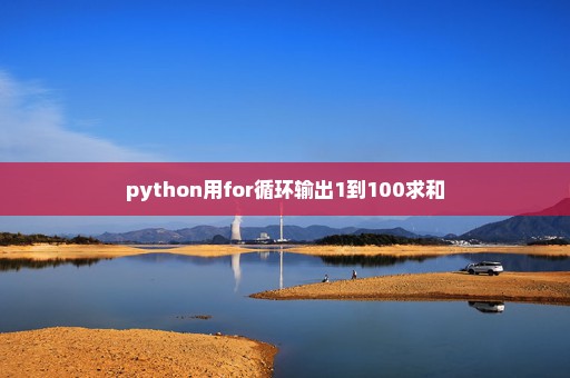 python用for循环输出1到100求和