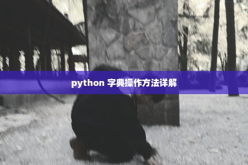 python 字典操作方法详解