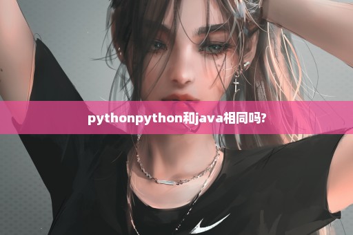 pythonpython和java相同吗?