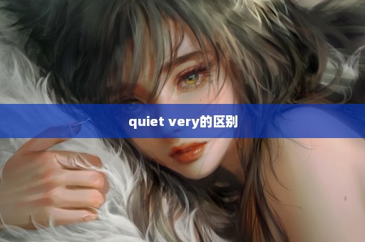 quiet very的区别