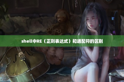 shell中RE（正则表达式）和通配符的区别